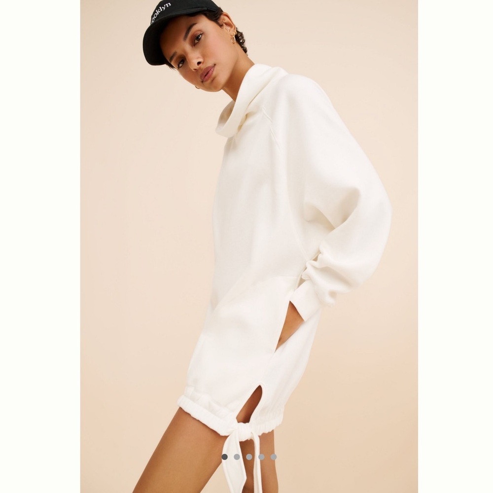 Anthropologie Long Sleeve Wedgewood Mini Dress